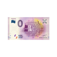 Billet souvenir de zéro euro - Champion du Monde - France - 2018