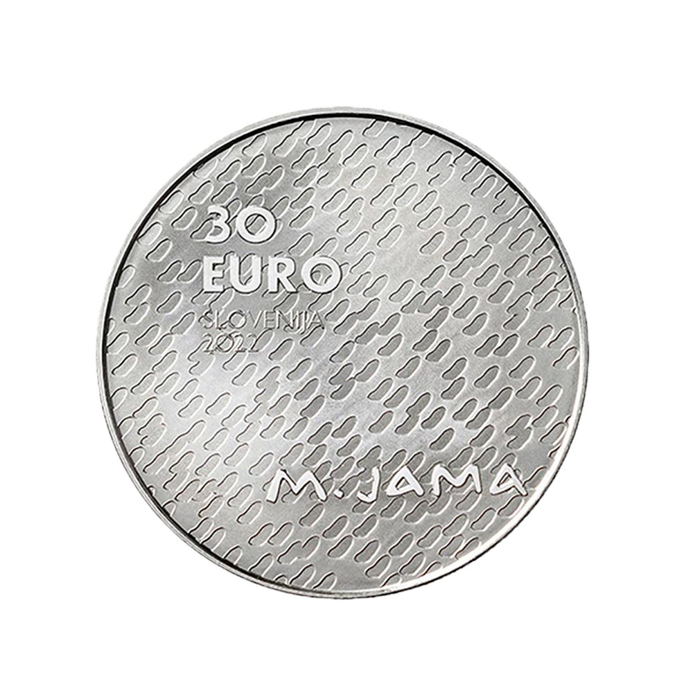 Slovénie 2022 - Monnaie de 30 Euro Argent - 150 ans de la Naissance de Matija Jama - BE