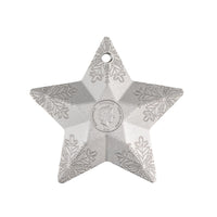 Holiday Ornament – Snowflake Star Silver - Monnaie de 5 Dollars - BE 2023