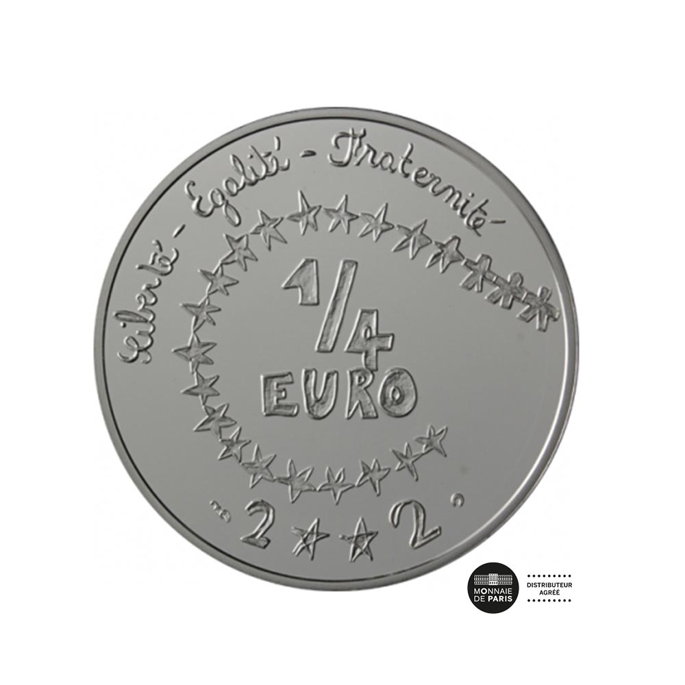 Euro des Enfants - Monnaie de 1/4€ Argent - BE 2002