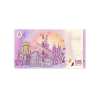 Billet souvenir de zéro euro - Pont Adolphe - Luxembourg - 2017