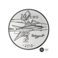 Marcel DASSAULT - Monnaie de 10€ en alliage aéronautique - BE 2010