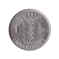 1 Franc type Cérès Belgique 1950-1988