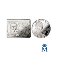 Salvador Dali - Lot de 2 monnaies de 150 et 10 Euro Argent - BE 2021