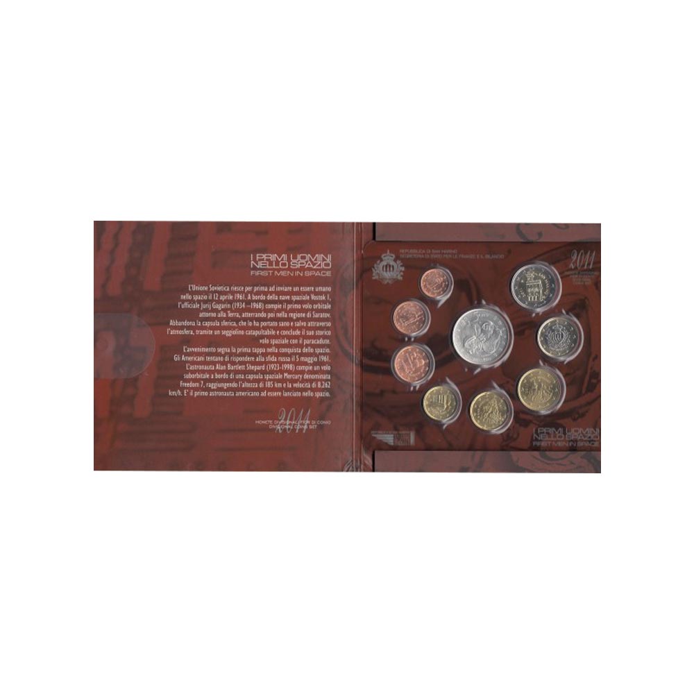 Saint-Marin 2011 - Miniset Primo Uomini nello Spazio - FDC