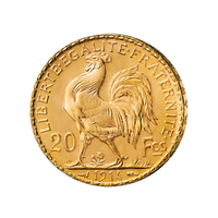 20 Francs - Marianne Coq - IIIème République - France - 1907-1914