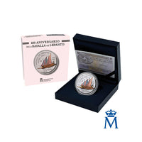 450è Anniversaire de la Bataille de Lepante - Monnaie de 10 Euro Argent - BE 2021