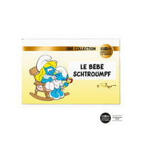 Le bébé Schtroumpf - Monnaie de 50€ Argent Colorisée - 2020