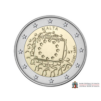Malte 2015 - 2 Euro Commémorative - 30 ans du Drapeau Européen