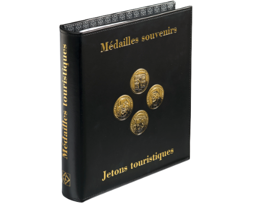 ALBUM OPTIMA POUR MÉDAILLES SOUVENIRS AVEC 5 POCHETTES OPTIMA - pieces-et-monnaies.com