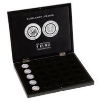 COFFRET MONNAIES POUR PIÈCES ALLEM. DE 5 € « ZONES CLIMATIQUES DE LA TERRE » EN CAPSULES - pieces-et-monnaies.com
