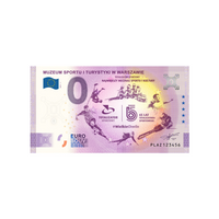 Billet souvenir de zéro euro - Muzeum Sportu i Turystyki w Warszawie - Totalizator Sportowy - Pologne - 2021