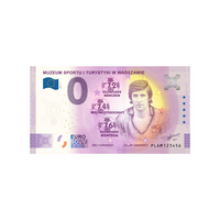 Billet souvenir de zéro euro - Muzeum Sportu i Turystyki w Warszawie - Leslaw Cmikiewicz - Pologne - 2021
