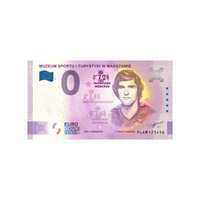 Billet souvenir de zéro euro - Muzeum Sportu i Turystyki w Warszawie - Zygmunt Anczok - Pologne - 2021