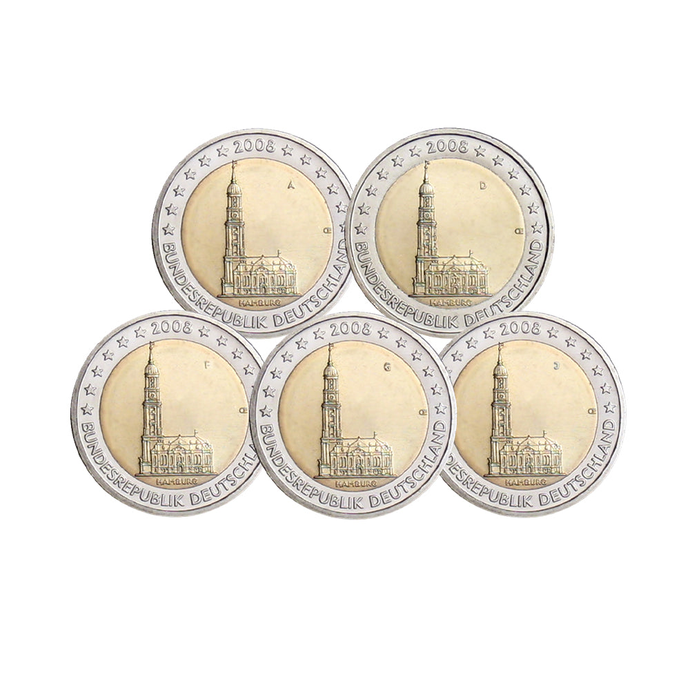 Allemagne 2008 - 2 Euro Commémorative - Hambourg