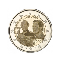 Luxembourg 2021 - 2 Euro Commémorative - 100 ans du Prince Jean - Hologramme