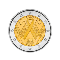 France 2014 - 2 Euro Commémorative - Sidaction