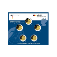 Allemagne 2023 - 2 Euro Commémorative - Hambourg - BU - Lot des 5 ateliers