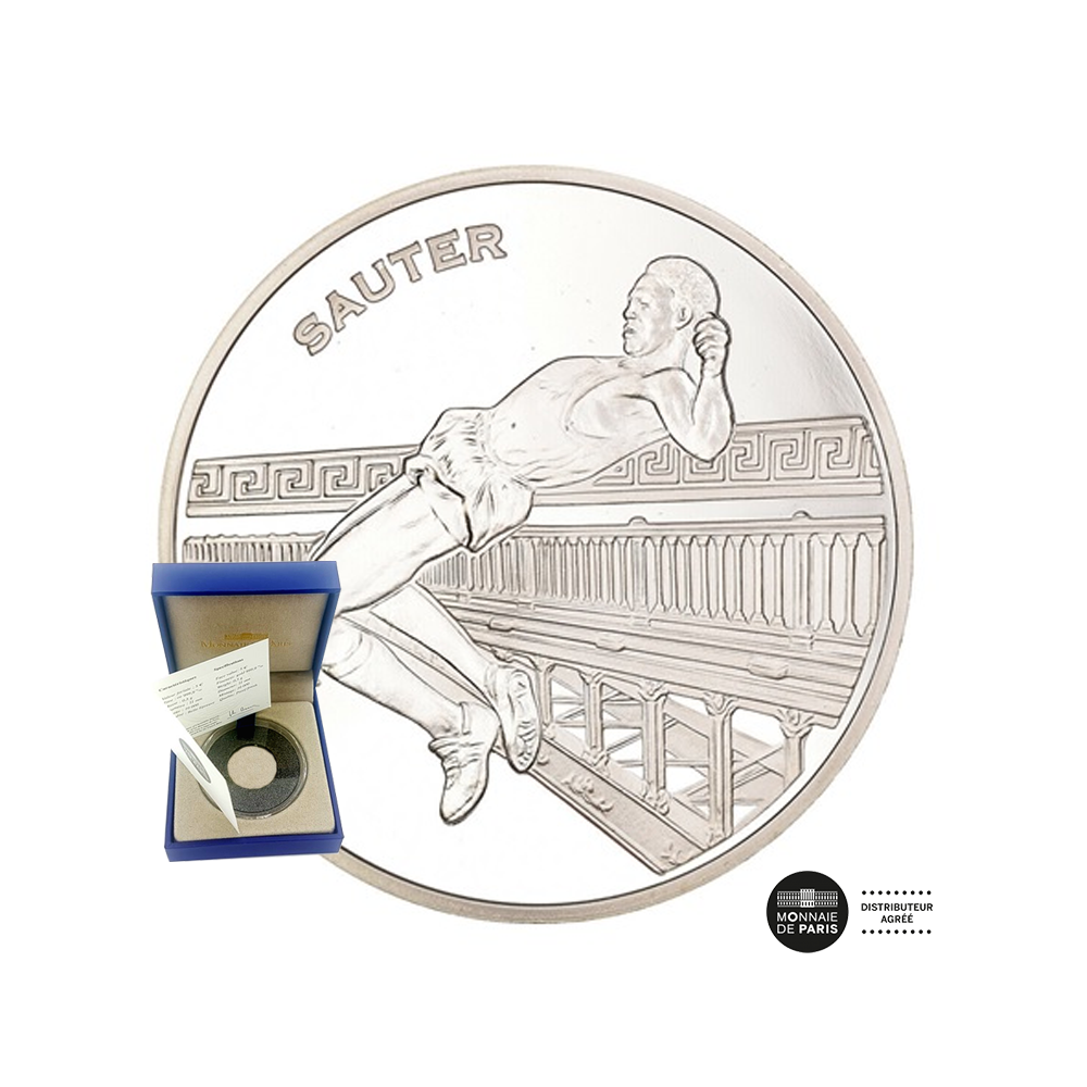 Championnats du monde d’athlétisme (Sauter) - Monnaie de 1,5€ Argent - BE 2003
