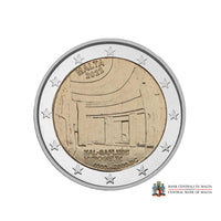Malte 2022 - 2 Euro Commémorative - Coincard - Hypogée de Hal Saflieni - BU