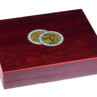 Coffret VOLTERRA QUATTRO de luxe pour 140 pièces de 2 euros.