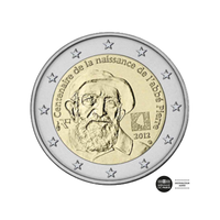 anniversaire naissance abbé pierre 2 euro 2012 France