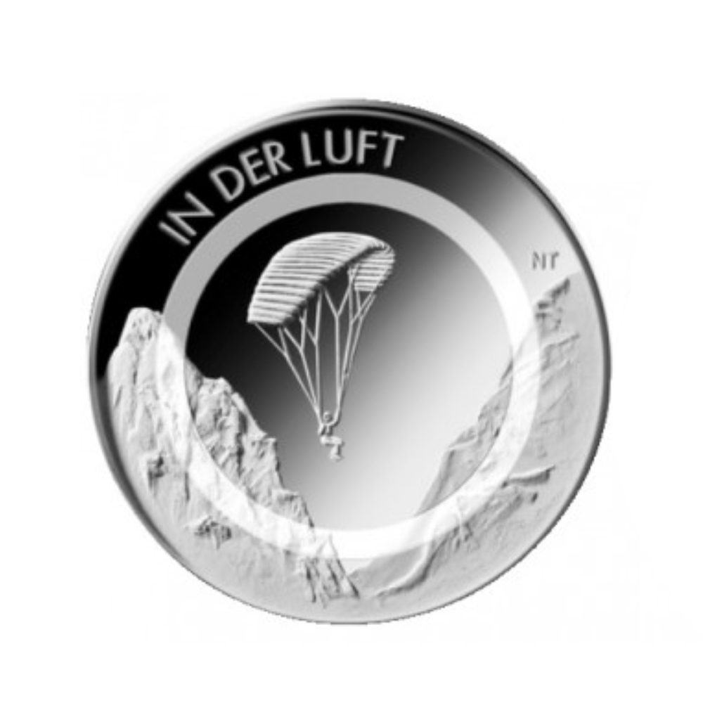 Allemagne 2019 - 10 Euro Commémorative - Dans les airs - Lot des 5 ateliers