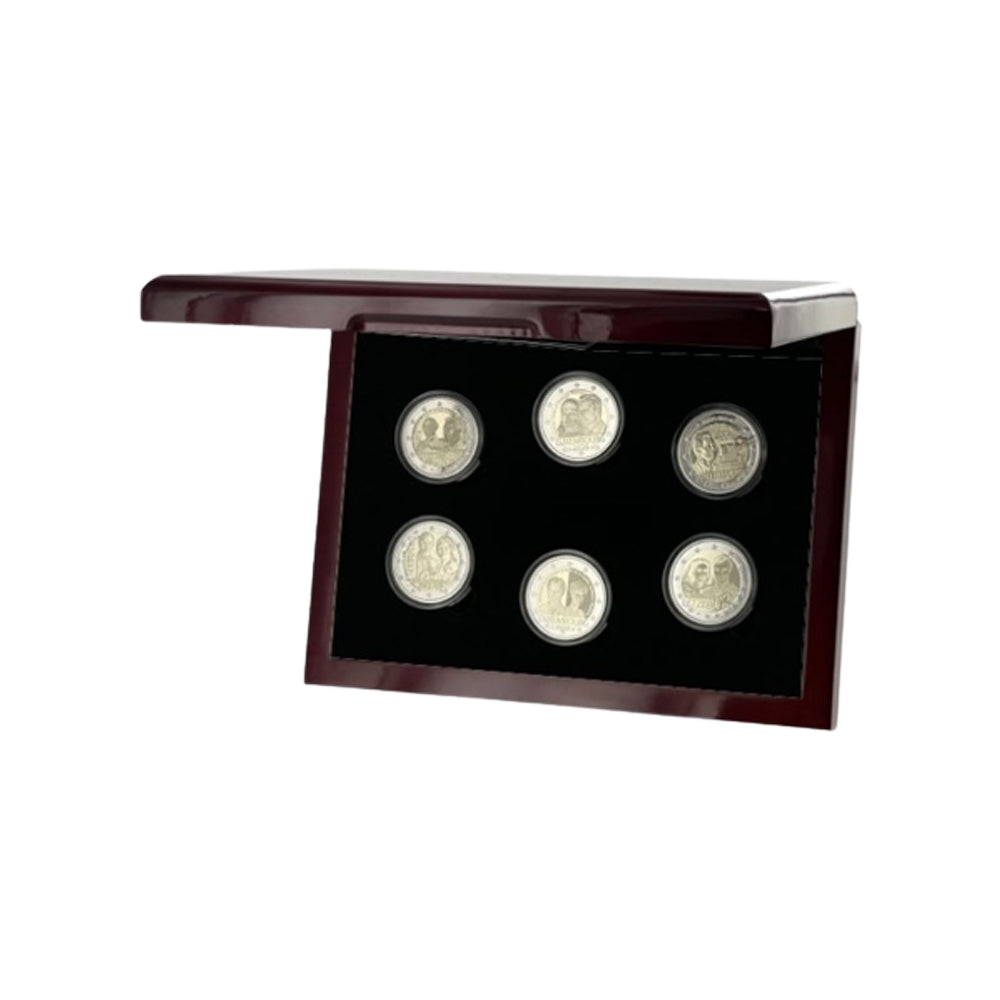 Coffret BE 6 X 2 Euros 2019 - 2020 - 2021 Luxembourg