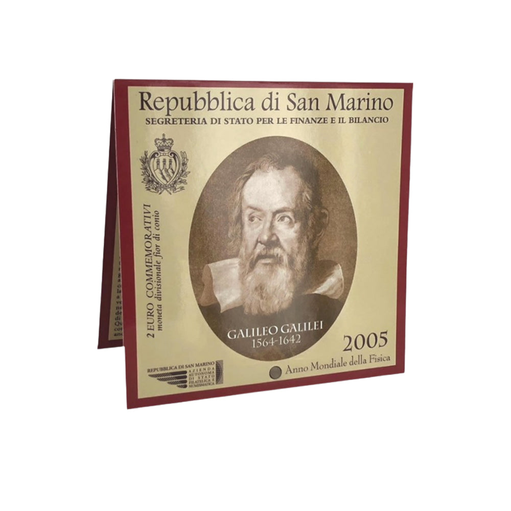 Saint-Marin 2005 - 2 Euro Commémorative - Année de la physique - BU