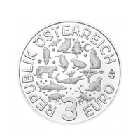 Autriche 2017 - 3 euro commémorative - Crocodile - 3/12