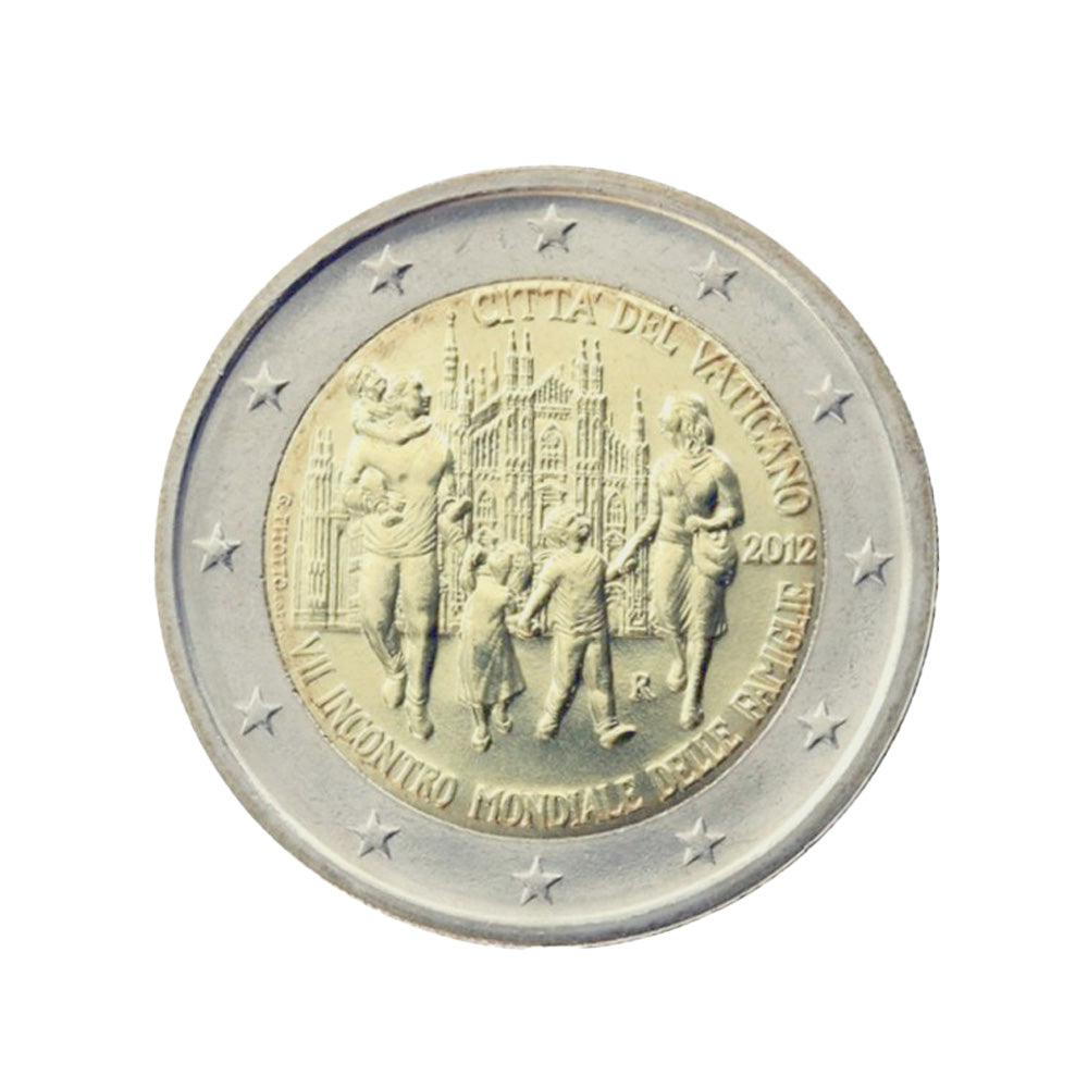 Vatican 2012 - 2 Euro Commémorative - Journée mondiale des familles - BU