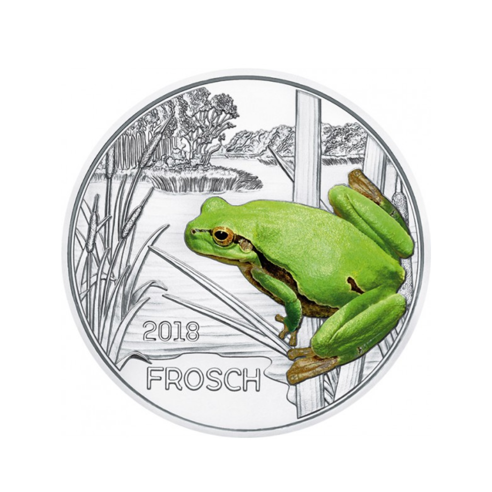 Autriche 2018 - 3 euro commémorative - Grenouille - 9/12