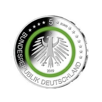 Allemagne 2019 - 5 Euro Commémorative - Zone tempérée - Lot des 5 ateliers