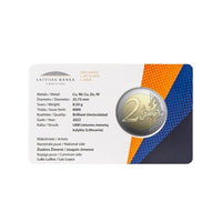 lettonie 2 euro erasmus