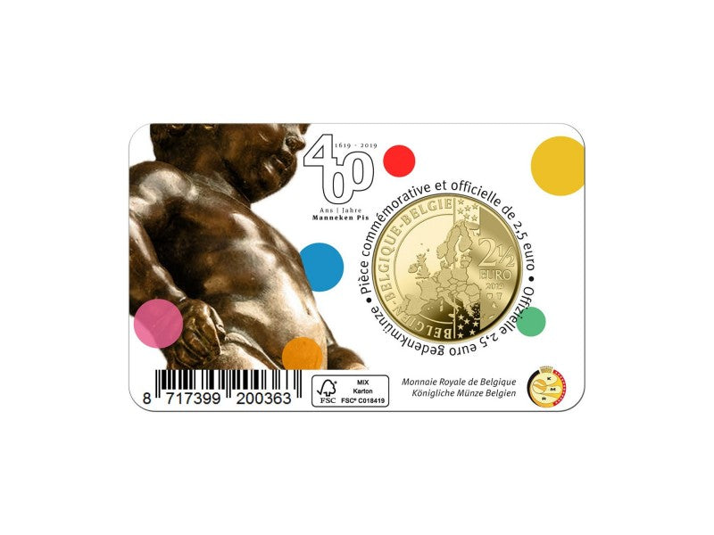 manneken pis coincard