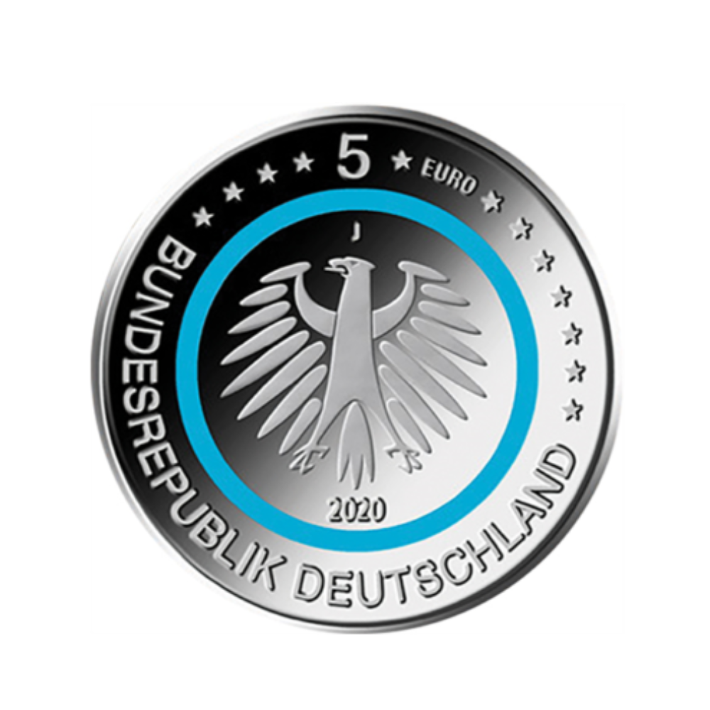 Allemagne 2020 - 5 Euro Commémorative - Zone subpolaire - Lot des 5 ateliers