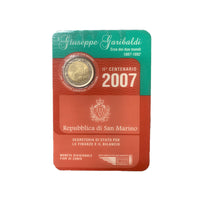 Saint-Marin 2007 - 2 Euro Commémorative - Giuseppe Garibaldi - BU