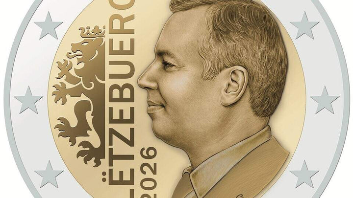 Les nouvelles pièces en euros du Luxembourg 2026 : l’effigie du futur grand-duc Guillaume
