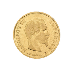 10 Francs - Napoléon III - Tête Nue - France - 1855-1860
