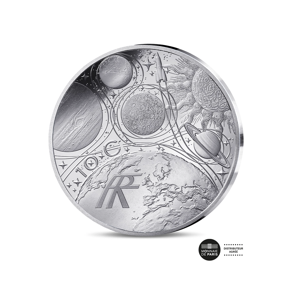 Thomas Pesquet - Monnaie de 10€ Argent - BE 2025