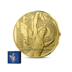⁣⁢Le Génie Français 2026&nbsp;— Brīvības ģēnijs&nbsp;— 1000 eiro monēta&nbsp;— BU⁤⁣
