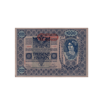 Autriche - Billet de 1 000 Kronen - Version Austro-Hongroise - 1920