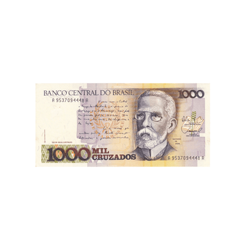 Brésil - Billet de 1000 Cruzados - 1987-1988