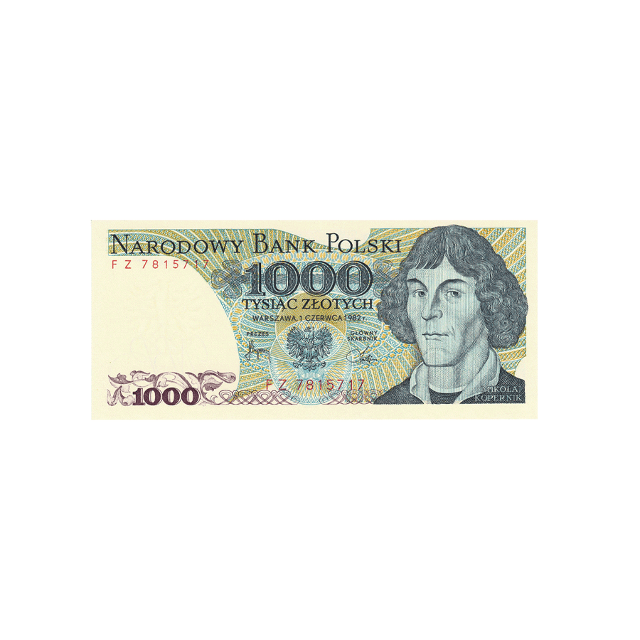 Pologne - Billet Zlotych - 1975-1988