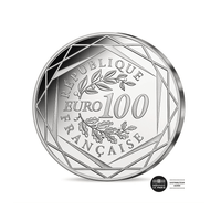 80è Anniversaire du Droit de Vote des Femmes - Monnaie de 100€ Argent - 2024