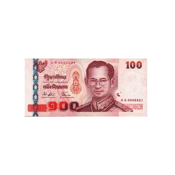 Thaïlande - Billet de 100 Baths - 2004-2005