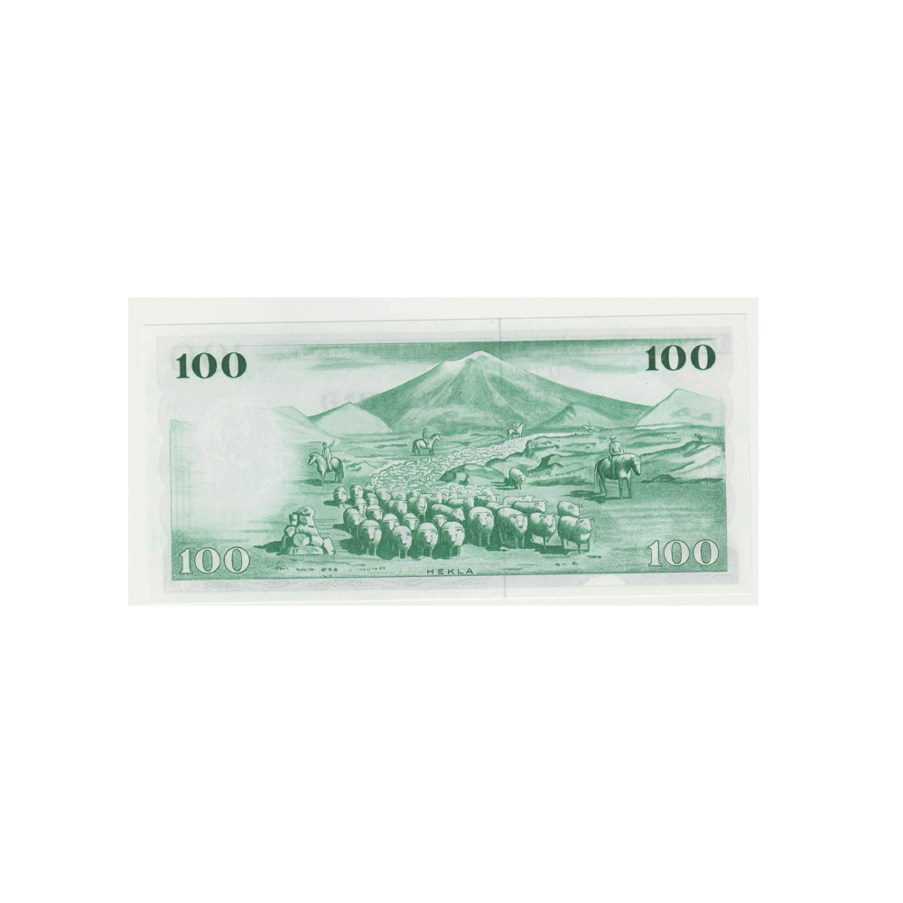 Islande - Billet de 100 Kronur - 1960-1964