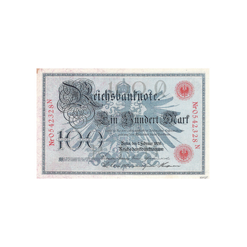 Allemagne - Billet de 100 Mark - 1908