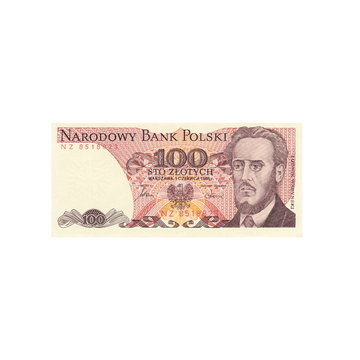 Pologne - Billet de 100 Zlotych - 1975-1988