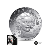 Femme du Monde - Marilyn Monroe - Monnaie de 10 Euros Argent - BE 2026